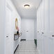 Baumann 1 Light 10 inch Rubbed Bronze Flush Mount Ceiling Light